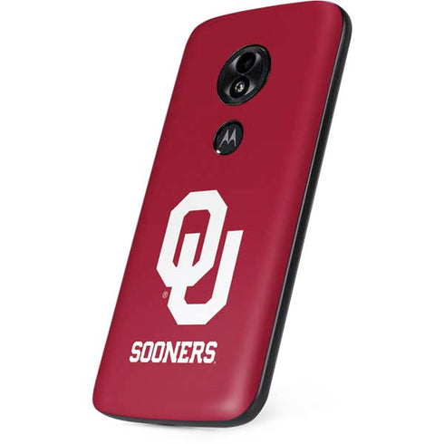 University of Oklahoma Sooners Red Moto E5 Play Skin